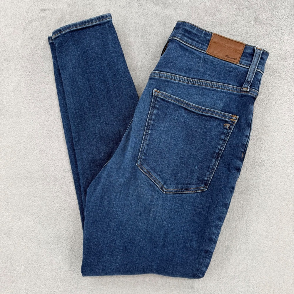 Madewell Curvy High-Rise Skinny Jeans Dark Wash Denim Womens Size 31 Strech